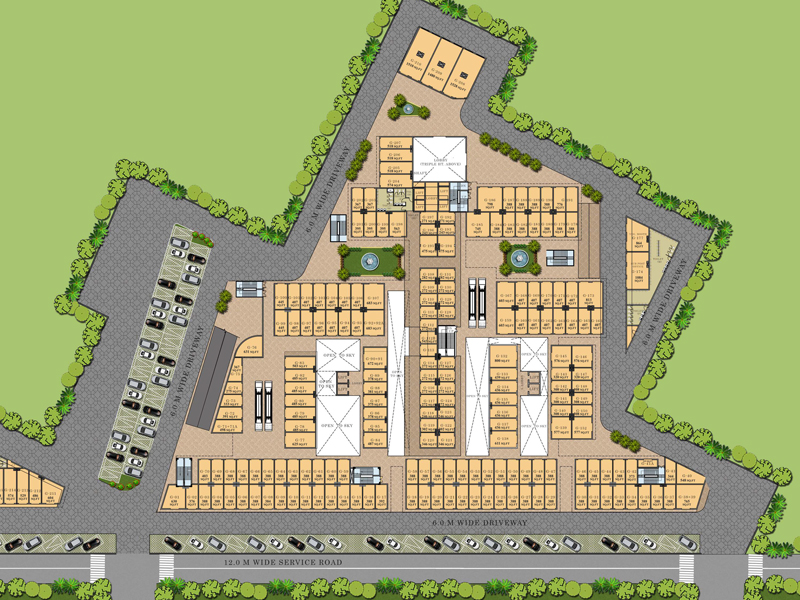 Orris Market City Sector 89 New Gurgaon- Ground Floor Plan